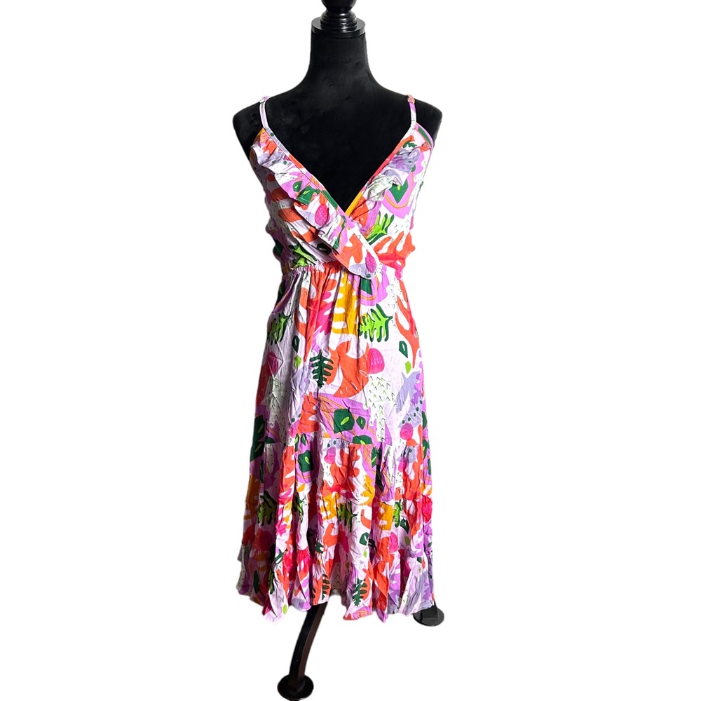 State of Georgia By Georgia Hall Original Beach Dress Cactus Pink Size 6 NEW!